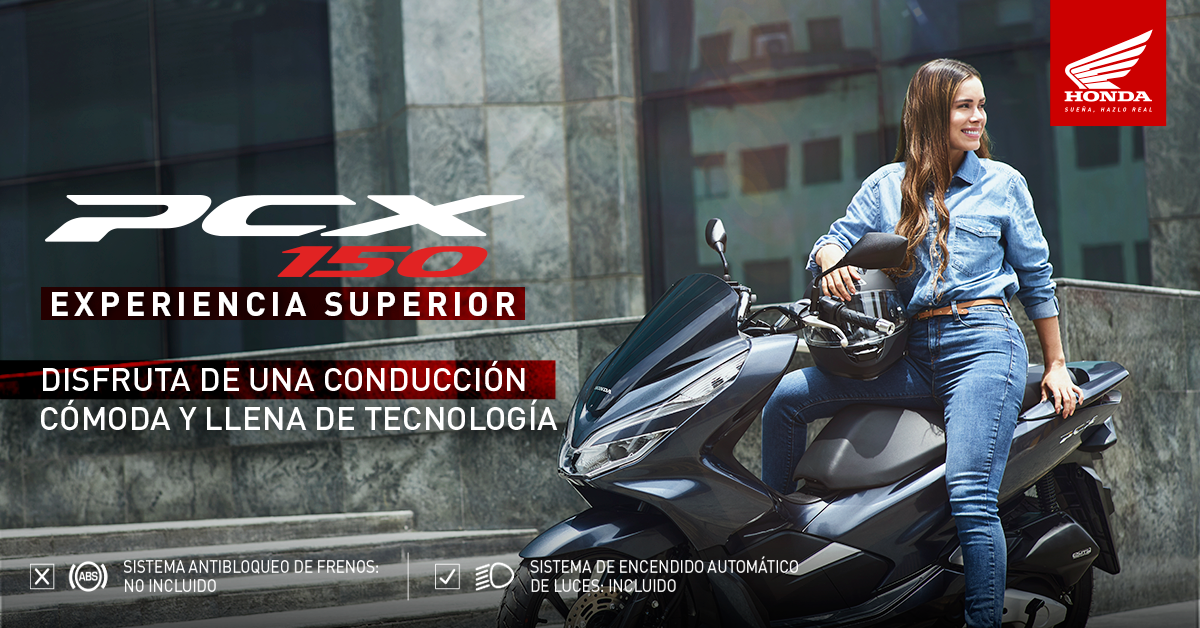 Honda PCX 150 para vivir una experiencia superior