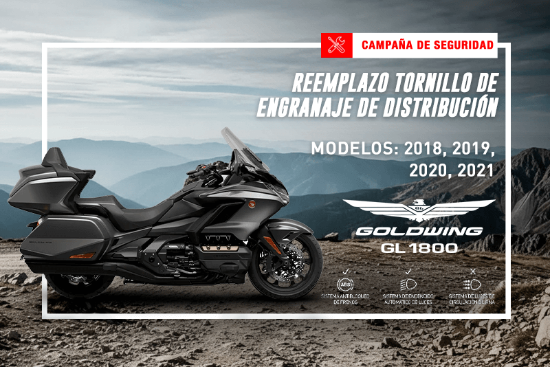 Campaña de seguridad Goldwing